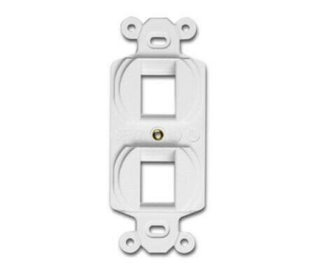 MX-E2A-02 Frame outlet duplex for 2 MAX white Siemon