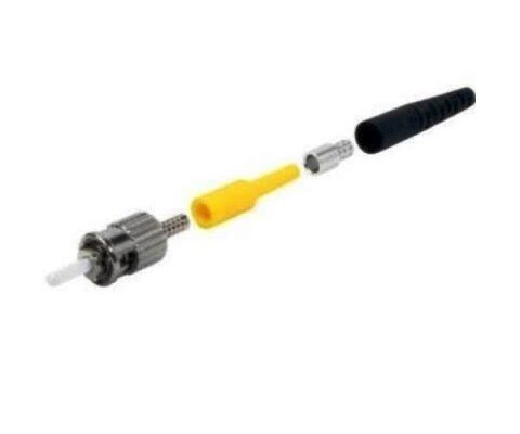 NFO-3000 Connector F.O. ST MM simplex 3.0mm black QUEST