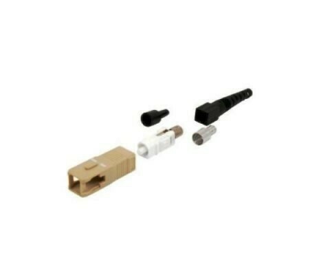 NFO-3001 Connector F.O. SC MM simplex 3.0mm black boots and 0.9mm black boots Quest