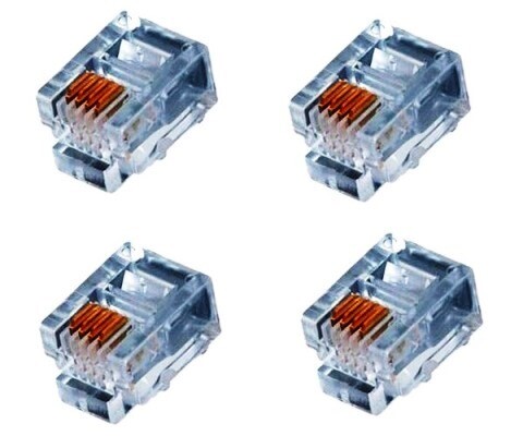 NMP-4111 Plug RJ11 6/4 PK100 Quest