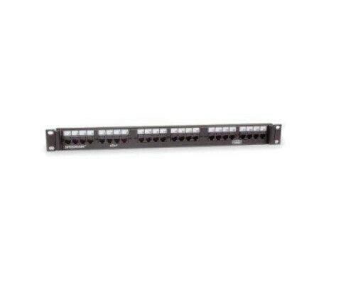 P5E24U Patch panel 24 PTO CAT5E universal 1U Hubbell