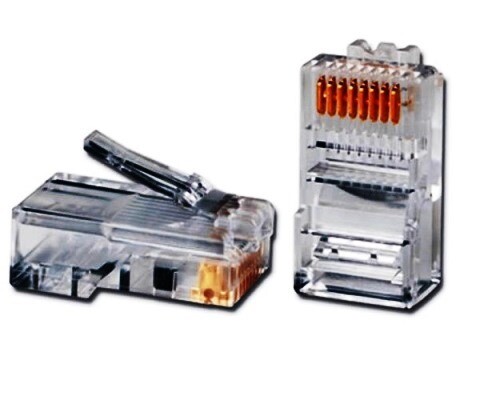 P-8-8 Plug RJ45 8/8 CAT5E unshielded AWG22-26 PK100 Siemon