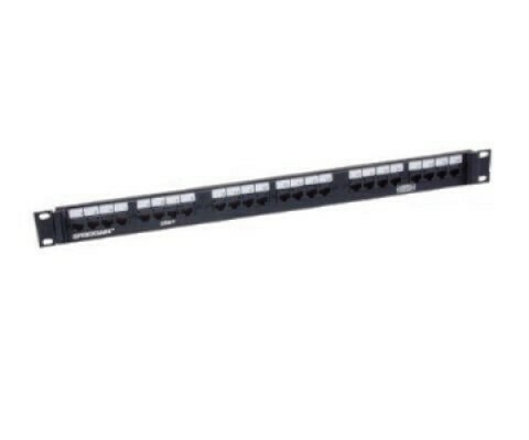 P5E24UE Patch panel 24 PTO CAT5E universal 1U Hubbell