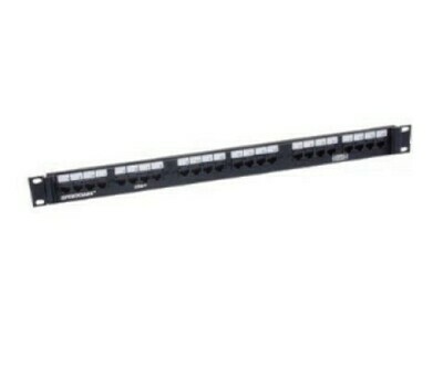 P5E24UE Patch panel 24 PTO CAT5E universal 1U Hubbell