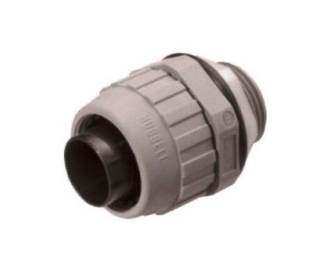 P050NGYA Connector liquidtight 1/2&quot; no-metallic gray hubbell