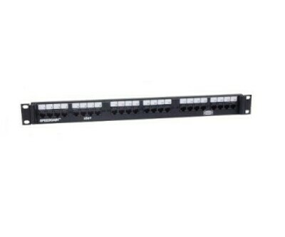 P524UE Patch panel 24 PTO CAT5E universal 1U Hubbell