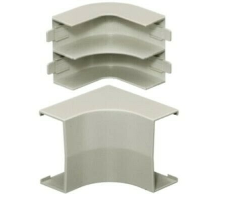 PW2IEBC Raceway wall trak PW2 internal elbow base &amp; office white Hubbell