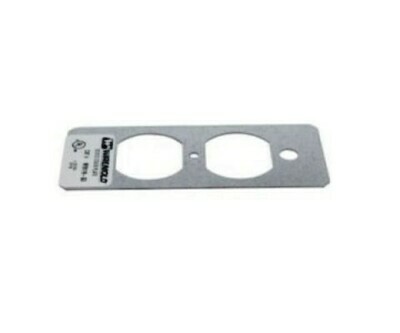 RFB119-SD Faceplate 1 gang duplex receptacle sectional (SD) plate Wiremold