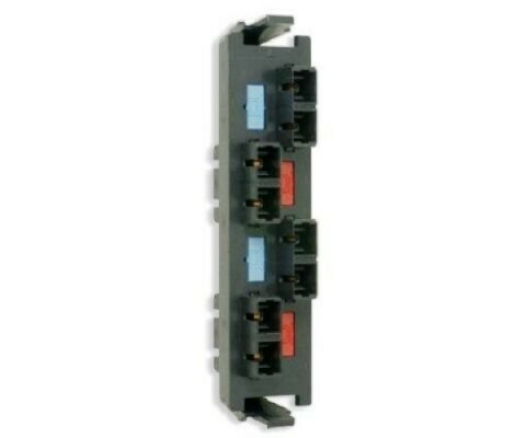 RIC-F-SC8-02 Panel F.O. 8 SC (4 duplex) adapters white Siemon