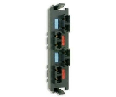 RIC-F-SC8-02 Panel F.O. 8 SC (4 duplex) adapters white Siemon