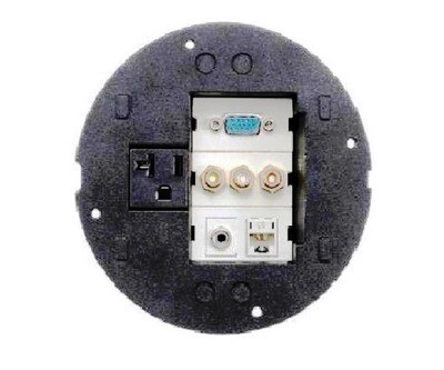 S1SP3IM Poke throughs SystemOne adapter style line Hubbell
