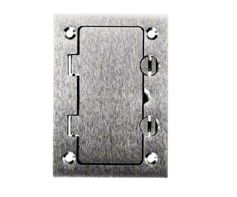 SA3826 Box cover for box floors required one per gang 4.15 x 2.99 aluminum Hubbell