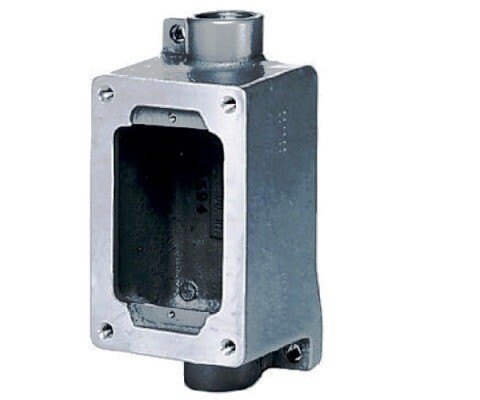 SWB5 Box killark serie SWB 3/4 NPT 1 gang gray Hubbell