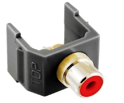 SFRCRBK Jack RCA solder termination black Hubbell