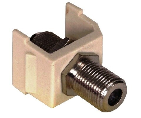 SFFX Jack F connector F/F office white Hubbell
