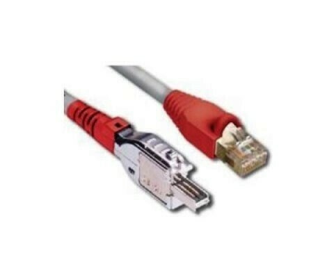 T2E2-02M-B01L PATCH CORD TERA  2 PARES A MCS5 CAT5E LSOH 2  BLACK SIEMON