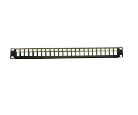 UDX24E Patch panel base 24 PTO UDX Xcelerator 1U black Hubbell