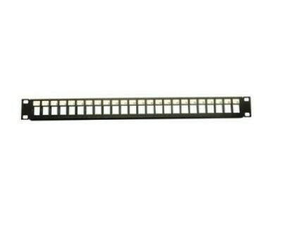 UDX24E Patch panel base 24 PTO UDX Xcelerator 1U black Hubbell
