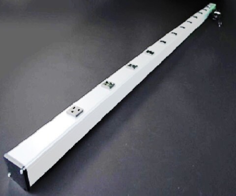 UL2062BC Power strips vertical front 12 outlets Wiremold