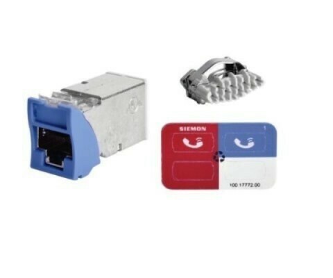 Z6A-S06 Jack CAT6A Z-MAX shielded blue Siemon