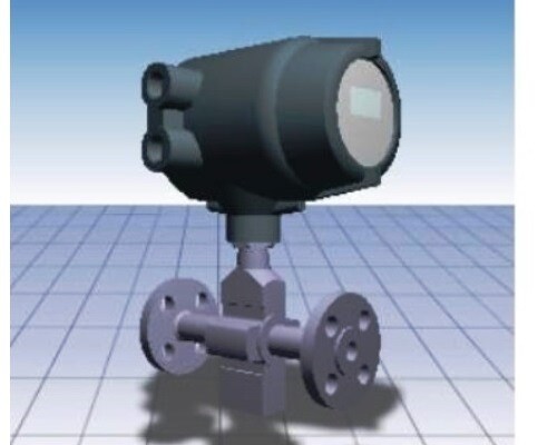 AXF015 Size 15 mm (0.5 in.) Integral Flowmeter with D1AL1N-BA11-21B/FF1/RA/P2 Yokogawa