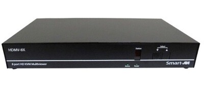 SM-HDMV-8XS  8-Port HDMI, Real-Time Multiviewer with PiP/Quad/Full modes. Includes:
[SM-HDMV-8X, PS5VD4A, and CCPWR06] Smart-AVI