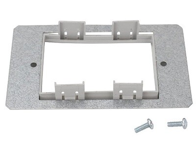 RFB119-AB FFaceplate 1 gang accept up to three (3) dual Wiremold CM Series Wiremold