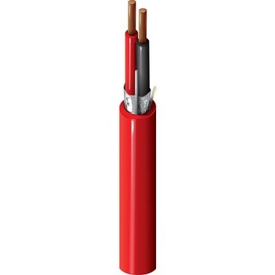 5220FL 0021000 Cable 2Cond AWG16 300V 1000FT Fire alarm PVC red Belden