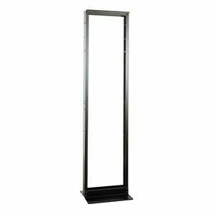 HPW66RR19 Rack 68.5&quot;H X 19&quot;W 36U aluminum black Hubbell
