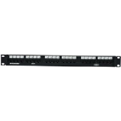 P5E16UE Patch panel 16 PTO CAT5E universal 1U Hubbell