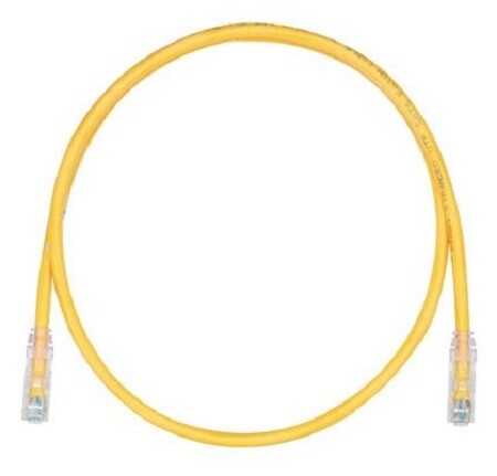 UTPSP7YLY Patch cord CAT6 7FT UTP CM with TX6 plus yellow Panduit