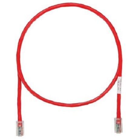 UTPCH3RDY Patch cord CAT5E 3FT UTP pan-plug red Panduit