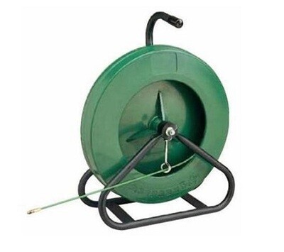 542-150 Tool fish tape fiberglass in reel stand 150&#39; X 3/16&quot; Greenlee