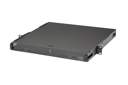 FCR1U3SP  Patch panel F.O. 3 FSP SM/MM 1U black Hubbell