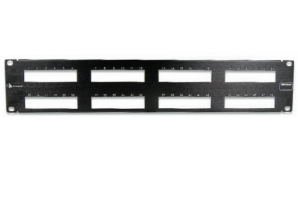 MX-PNL-48  Patch panel base 48 PTO MX 2U black Siemon