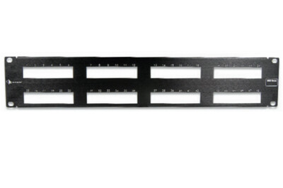 MX-PNL-48  Patch panel base 48 PTO MX 2U black Siemon