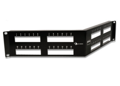 MX-PNLA-48   Patch panel base 48 PTO MX angled 2U black Siemon