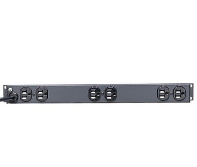 RS-1215  Power strips horizontal 19&quot; front 6/ rear 6 outlets 15A/120/250V NEMA 5-15P black Tripp lite