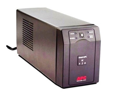 SC420   UPS 420VA Smart-UPS (in 120V nema 5-15P)(out 120V 4 nema 5-15R) Cord 1.83Mtrs Apc