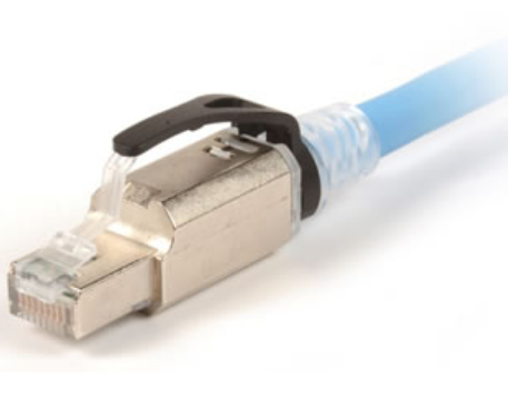 ZP1-6AS-01S   Plug RJ45 8/8 CAT6A  Field-Terminated Plug and Boot with Black Latch Protector Clip Z-PLUG Siemon