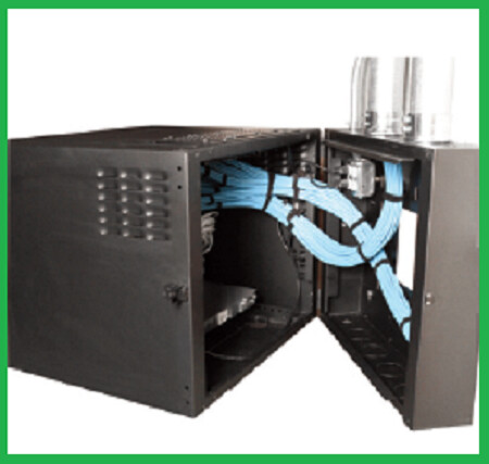 WC3-KIT-012  Cabinet Wallmount 18U 29&quot;W x 30&quot;D x 34&quot;H (737Wmm x 762Dmm x 864Hmm) (KIT S-PNL(2)/VNT/KEY/PLX/R-DR/BPLT) black Siemon