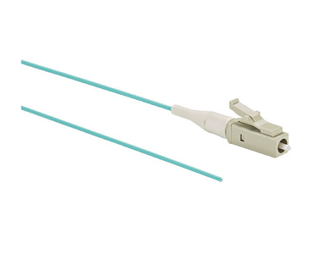 NKFPZ1BN1NNM001  Fiber pigtail LC MM OM4 NetKey 1 mtrs Aqua Panduit