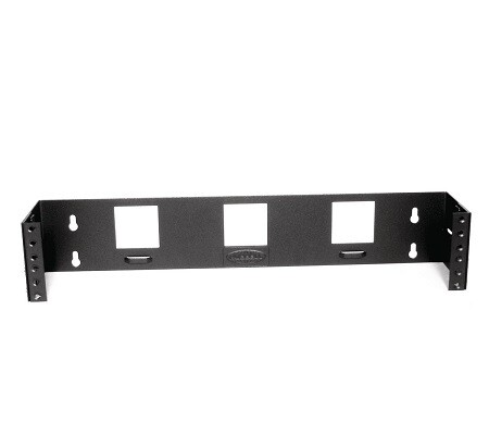 HPWWB2U4 Wallmount bracket 2U 19&quot;W x 4&quot;D x 3.5&quot;H black Hubbell