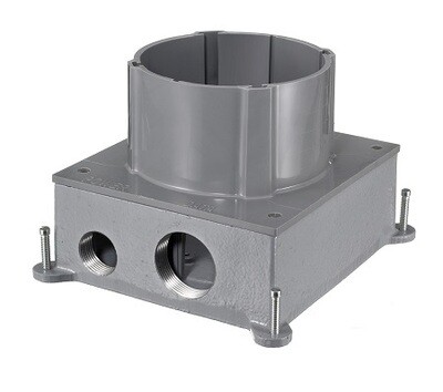 S1CFB Box for concrete floor SystemOne (Power 1&quot;) Hubbell