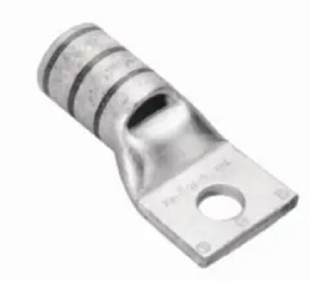 YAV8CL Compression Lug, Ring Tongue, 1 Hole w/ Inspection Hole, AN-8 Flex, #8-#10 Stud Burndy