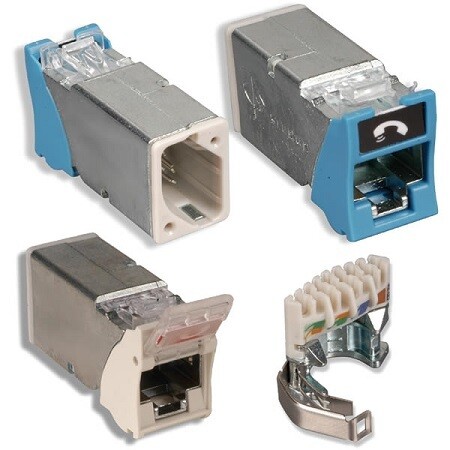 Z6A-SP  Jack CAT6A Z-MAX shielded keystone  Siemon
