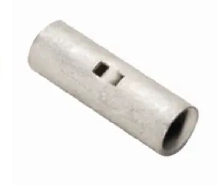YSV8CL Compression Splice, AN 8, 1\&quot; Splice Length, Short Barrel, Tin Plated BURDY
