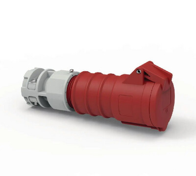 C530C6SA   Pin and sleeve Connector Body 4P5W 30/32A 200-415VAC splash proof IEC red Hubbell