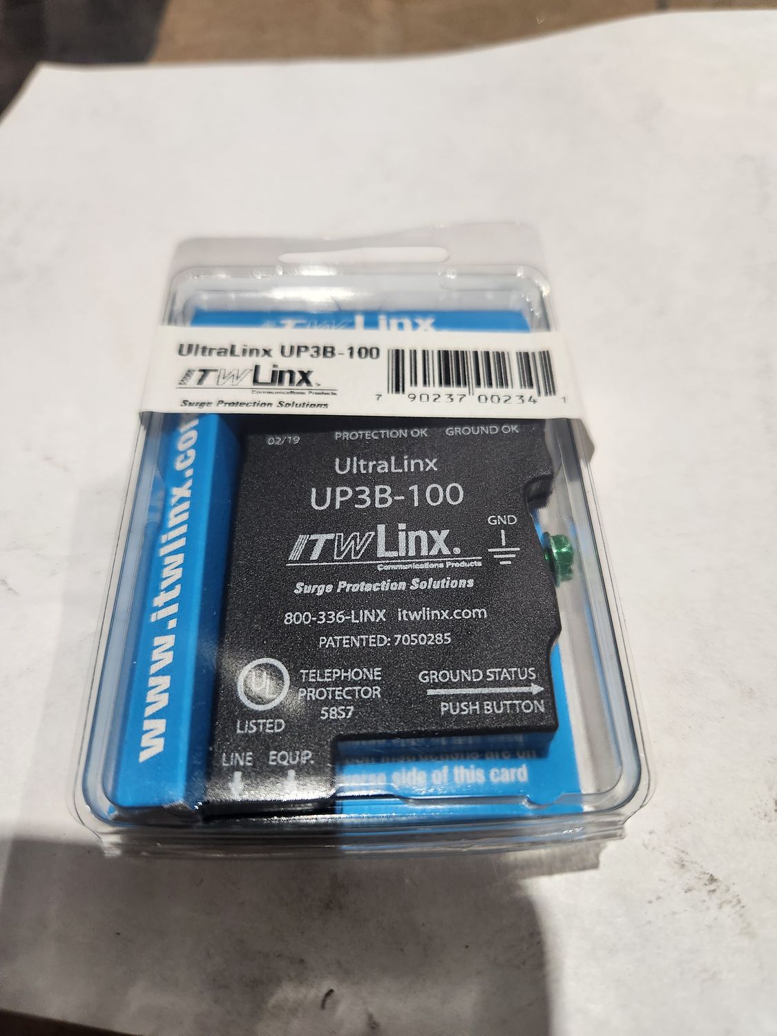 UP3B-100 Protection module 100VLTS Strike dc V. 90-125 (ITWLINX)