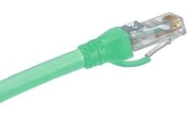 AX350057 Patch cord CAT6 7FT (2.1Mtrs) green CMR Gigaflex PS6+ (new C601105007) Belden